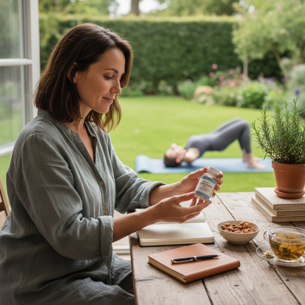 A brain made of light, illustrating enhanced cognitive function through magnesium L-threonate.